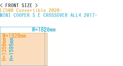 #LC500 Convertible 2020- + MINI COOPER S E CROSSOVER ALL4 2017-